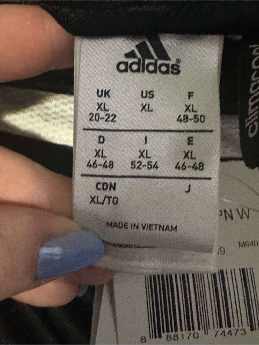 Adidas Womans Black Track Pants with White Stripes - Picture 4 of 6